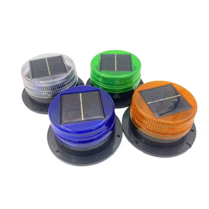 Luz de Señalización Solar, Lámpara de Advertencia de Emergencia, para Construcción Marina, Tráfico, Base Magnética, Lámparas Intermitentes para Vehículos - Product Image 6