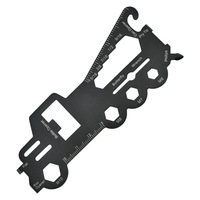 Outil multifonction 11 en 1 pour l'extérieur, format carte de crédit, avec logo personnalisé, forme de camion, outils tactiques de survie, outils utilitaires EDC, carte multi-outils