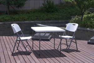 square <strong>Tables</strong> Folded <strong>Table</strong> Pliante Plastic 3ft Folding Hotel <strong>Trestle</strong> 6 ft Foldable <strong>Table</strong> - Product Image 5