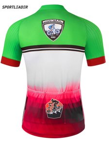 カスタムメンズサイクリングジャージセット 通気性速乾パッド入りロードバイクショーツ プロ仕様MTB自転車ウェアユニフォーム - Product Image 2