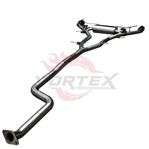 ท่อไอเสียแบบ Catback สแตนเลสสตีล Vortex Handcrafted พร้อมวาล์ว สำหรับ Chevrolet Camaro SS 6.2L V8 ปี 2016-2024 พร้อมปลายท่อไอเสียคู่สีดำด้าน - Product Image 2