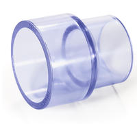 Raccord en T égal en PVC/UPVC transparent |   Raccord de tuyauterie haute pression standard national, 1 pièce, pour systèmes d'alimentation en eau