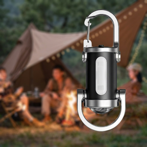 Mini Keychain Flashlight LED Rechargeable Battery Aluminum Alloy Dimmable White Camping Outdoor <b>Portable</b> <b>Light</b> - Product Image 1