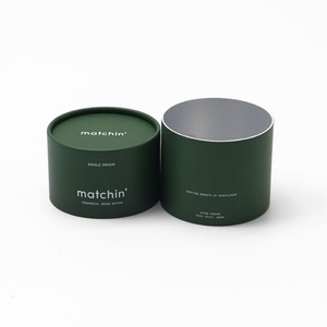 Envase de Cartón Biodegradable para Matcha en Polvo, con Diseño Personalizado Impreso Digitalmente, Económico - Product Image 2