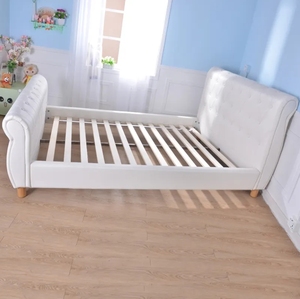 <span class=keywords><strong>Lit</strong></span> simple <span class=keywords><strong>de</strong></span> conception <span class=keywords><strong>de</strong></span> princesse pour la chambre d'enfants <span class=keywords><strong>Lit</strong></span> tapissé en bois pour des filles - Product Image 5