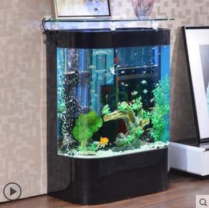 Customized Large Transparent Cube Acrylic <strong>Aquarium</strong> Fish tank Glass Bullet Front Fish tank <strong>Aquarium</strong> with Top bar - Product Image 3