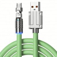 180 Grad Drehbarer Anschluss 3.0 Handy USB-C Schnelllade-Datenkabel Stromkabel Stromverteiler Verlängerungskabel