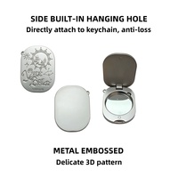 Boîte à baume parfumé solide magnétique en alliage de zinc de luxe OEM ODM, étui rechargeable pour baume aromathérapeutique avec logo personnalisé