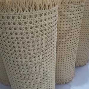 Best Selling Made In Vietanm Round Bleached Synthetic Rattan Webbing Roll Raw Material Cane Rattan