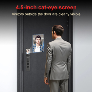 3D Nhận dạng khuôn mặt thông minh khóa vân tay màn hình cảm ứng mật khẩu Keyless nhập chống trộm khóa cửa cho Homestay và khách sạn - Product Image 4