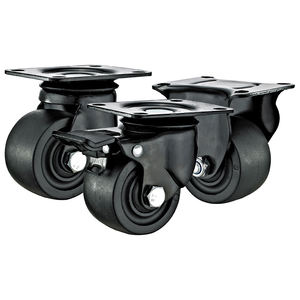 <span class=keywords><strong>1</strong></span>''<span class=keywords><strong>1</strong></span>.2''<span class=keywords><strong>1</strong></span>.5''2''2.5''3 ''Plaque supérieure Profil bas Petites roues Roulettes de réfrigérateur en nylon à centre de gravité bas pour service moyen - Product Image 6