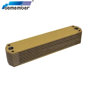 4965870 4049460 Heavy Duty Sistem Pendingin Mesin Truk Aluminium Oil Cooler untuk MITSUBISHI