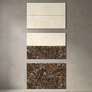 Carreaux muraux en céramique numérique de style japonais, gris clair mat rustique, anti-poussière, 300x450 mm, pour la décoration intérieure des salles de bain et des couloirs - Product Image 1