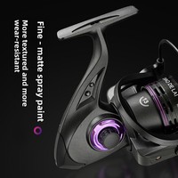 Moulinet de pêche spinning PH Far Investment en métal pour leurres géants, canne à pêche en mer, manivelle gauche, rapport de transmission 5.2:1, 400g