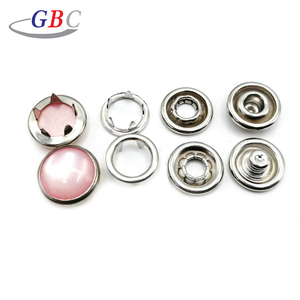 Chất lượng cao snap ốc vít thép không gỉ ngọc trai prong Snap Nút cho quần áo trẻ em - Product Image 3