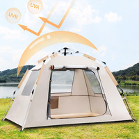 Tente de camping en plein air pour deux personnes pas besoin d'installer une tente de camping pliante automatique portable à une seule couche à ouverture rapide