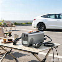 Nouvel adaptateur Tesla V2L standard américain, haute puissance 7,5 kW 110 V/240 V, prises doubles avant et arrière, affichage numérique, application, modèles 3/S/X/Y