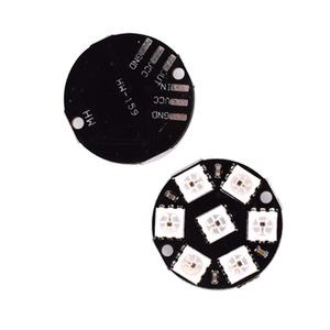 Carte de développement LED ronde Hongwei WS2812 5050 RGB HW-159 pour Arduino, affichage LED, éclairage, décoration - Product Image 1