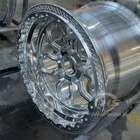 Jantes monobloc forgées polies sur mesure de 15, 17 et 18 pouces pour la course de dragster, avec véritable beadlock, pour ATV & UTV, Nissan GTR, M340i, BMW F82