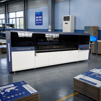 Imprimante numérique à jet d'encre à plat multi-passe avec chargeur automatique, machine d'impression de boîtes en carton multicolore CMYK haute vitesse