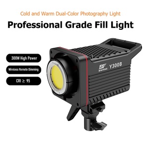 Luz de Video LED Bicolor de 300W, 2700K-6500K, Regulable, Iluminación de Estudio para Fotografía, Luz Continua para Transmisión en Vivo en YouTube - Product Image 1