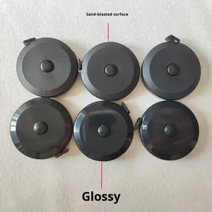 Pita Ukur Lembut OEM & ODM Kustom, Warna Hitam Doff, Cetak Logo, Hadiah Promosi, Hadiah Iklan, Penggaris Mini Portabel - Product Image 2