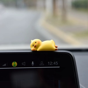 Creative Lying Down Zoo Mini Figurine Resin <b>Car</b> Decoration Cute Cartoon Animal <b>Ornament</b> For Vehicle Interior Decor - Product Image 2