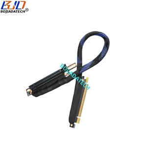 270 độ đảo ngược PCIe X16 gen4 <span class=keywords><strong>PCI</strong></span>-E 4.0 16X khe cắm card đồ họa Riser cáp mở rộng 0.3M 0.4m 0.8m 1m cho 1U 2U ai máy chủ - Product Image 6