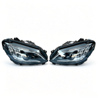Feux de voiture pour Benz W205, projecteur de phare, lentille, classe C, C180, C200, C260, C300, phare LED, feux de jour, accessoire automobile