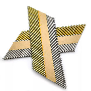 Clous en bande de papier de <span class=keywords><strong>34</strong></span> <span class=keywords><strong>degrés</strong></span>, clous de charpente, 3,05*83 mm, tige lisse et brillante, tête coupée (D), clous en bande de papier collés - Product Image 2