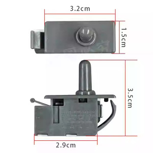 Interrupteur de porte de réfrigérateur Yuanyi, bouton de commande électrique en plastique de 3,2x1,5x3,5 cm pour appareils électroménagers - Product Image 1