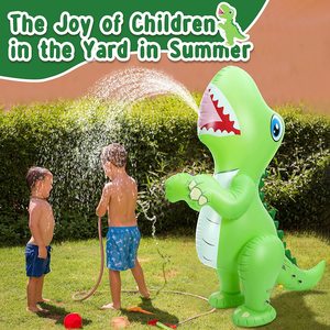 <b>Dinosaur</b> Water Spray Toy PVC <b>Inflatable</b> Outdoor Garden Kids Play Equipment - Product Image 2