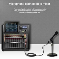 Jinghua Câble audio femelle 6.5 vers XLR 6.35 Microphone équilibré XLR à trois cœurs Console de mixage Haut-parleur Système de sonorisation