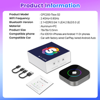 Android 13 System Car Smart Ai Tv Box 3 In1 Tbox S2 64Gb 512Gb Android Auto Carplay Wireless Car Play Adapter for Apple Youtbe