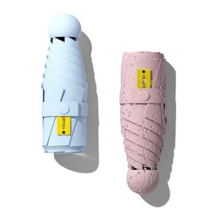 Promotion : Mini parapluie de poche ultraléger, compact et pratique, avec protection UV, pliable en cinq sections, nouveau style capsule, personnalisable avec logo - Product Image 3