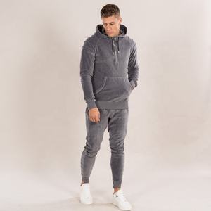Velvet Design <b>Tracksuit</b> Fashion OEM Custom <b>Velour</b> Plain <b>Tracksuits</b> - Product Image 2