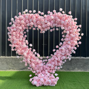 Offre Spéciale – <span class=keywords><strong>Arche</strong></span> de fleurs en forme de cœur pour mariage, décoration florale artificielle en roses rouges, <span class=keywords><strong>vente</strong></span> en gros - Product Image 4
