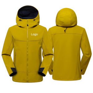 Imperméable softshell avec capuche imperméable et coupe-vent pour <span class=keywords><strong>homme</strong></span>, veste de pluie chauffante unisexe avec logo personnalisé - Product Image 1