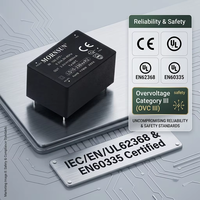 MORNSUN LD10-23B09R2 10W 9V 1100mA Modul AC-DC Mini DIP Isolasi 4000V CAT III Input 85-305VAC/100-430VDC Industri Udara 74%