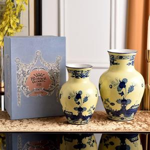 Vases à fleurs contemporains en porcelaine, grands et petits, pour la décoration intérieure - Vases de table de luxe écologiques pour mariage - Product Image 2