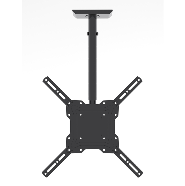 FocusMount Vertical 360 Rotation TV LCD Rack Wall Mount Black Flat Roof Screen Lift Retractable Ceiling TV Bracket Mount