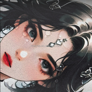 แผ่นรองเมาส์อะนิเมะเด็กผู้หญิงหนา4มม. ควบคุมได้อย่างแม่นยำแผ่นรองเมาส์สำหรับเล่นเกมส่วนบุคคลแผ่นรองโต๊ะทำงานแบบนุ่มสำหรับใช้ในแล็ปท็อป - Product Image 3