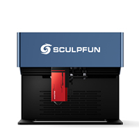 Mesin Pengukir Laser SCULPFUN ICube 3W 5W 10W Portabel Multi Laser dengan Filter Asap dan Alarm Temperatur