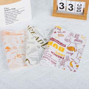 Papel de Envolver Alimentos Biodegradable para Hamburguesas y Sándwiches, Papel Antigrasa de Grado Alimenticio, Papel para Envolver Alimentos con Logotipo Personalizado Impreso - Product Image 3