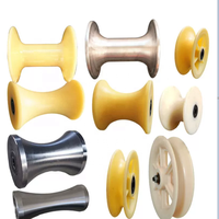 Rouleau de plateau de poulie de tambour de câble Rouleau de poulie de roue de guidage de câble Poulie en plastique de câble poulies rouleau de piste silencieux