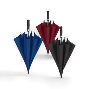 Personal Advertising Custom Fashion Uv Protection Doublecanopy <b>Windproof</b> Black Golf Rain <b>Umbrella</b> With Logo Printing - Product Image 4