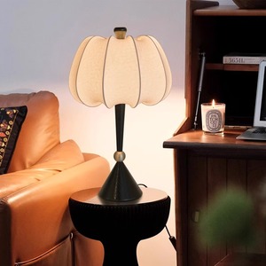 Desk <b>Lamp</b> Led Light Source E27 Bulb <b>Base</b> Switch Control Eye Caring For Bedroom Bedside <b>Table</b> Warm Romantic Decorative <b>Lamp</b> - Product Image 5
