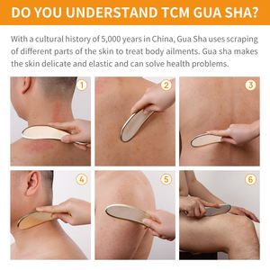 2025 Dropshipping Handheld <span class=keywords><strong>Guasha</strong></span> masaje raspador terapia Facial cuerpo acupuntura masajeador con alivio del dolor Fascia cuchillo Gua Sha - Product Image 2