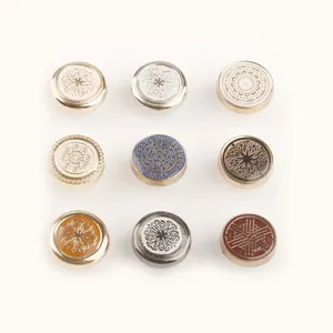 Hot Sale Multiple Patterns Pants Metal Snap Button 12mm Jacket Buttons For Clothing Sewing