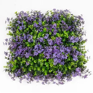 Plant Wall Fake Landscaping Hedge Fence Green Leaf Artificial Grass Decoration Turf Wall Backdrop Panels